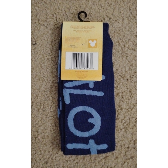 Disney Stitch Crew Socks - "Ohana" Comfort! - Picture 3 of 4